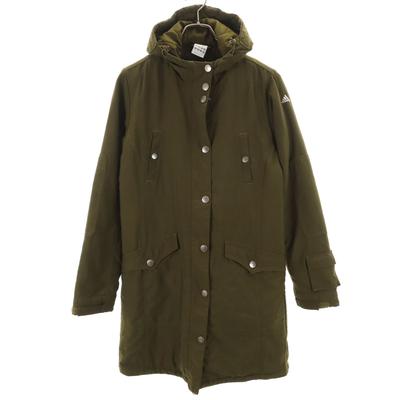 Adidas Hoody Batting Jacket M Khaki Women Used