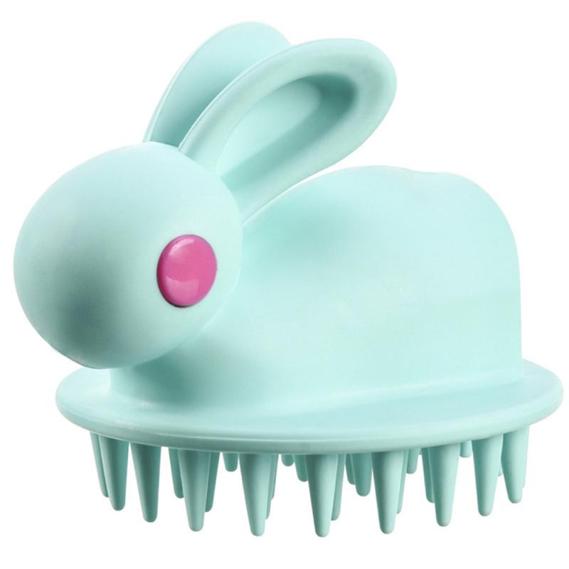 Silicone Shampoo Brush Head Scalp Massage Comb Hair Washing Comb Body Massage Brush Bath Shower Brush Salon Hairdressing Tool