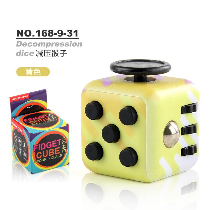 

colorful fidget cube anti stress relief toy for anxiety 168-9-31