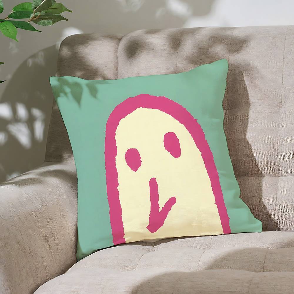 Goodnight Punpun Pillow Case Cushion Cover Soft Cute Throw Pillow Case For Car Sofa Pillowcase Polyester With Zipper