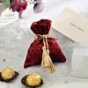 Velvet Wedding Candy Bags & Boxes - Creative Chinese Style for Marriage Celebrations