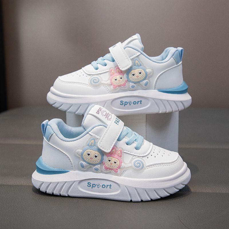 

Спортивная обувь Labubu для девочек, Детские нескользящие кеды, Повседневные кроссовки для мальчиков 27 синий