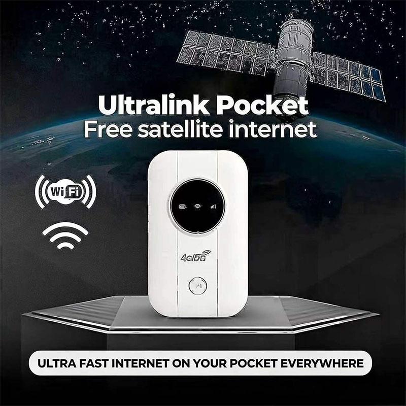 Free Satellite Internet In Your Pocket, Router Unlimited Satellite Internet Portable Satellite Internet WiFi, Ultra Link Freeue
