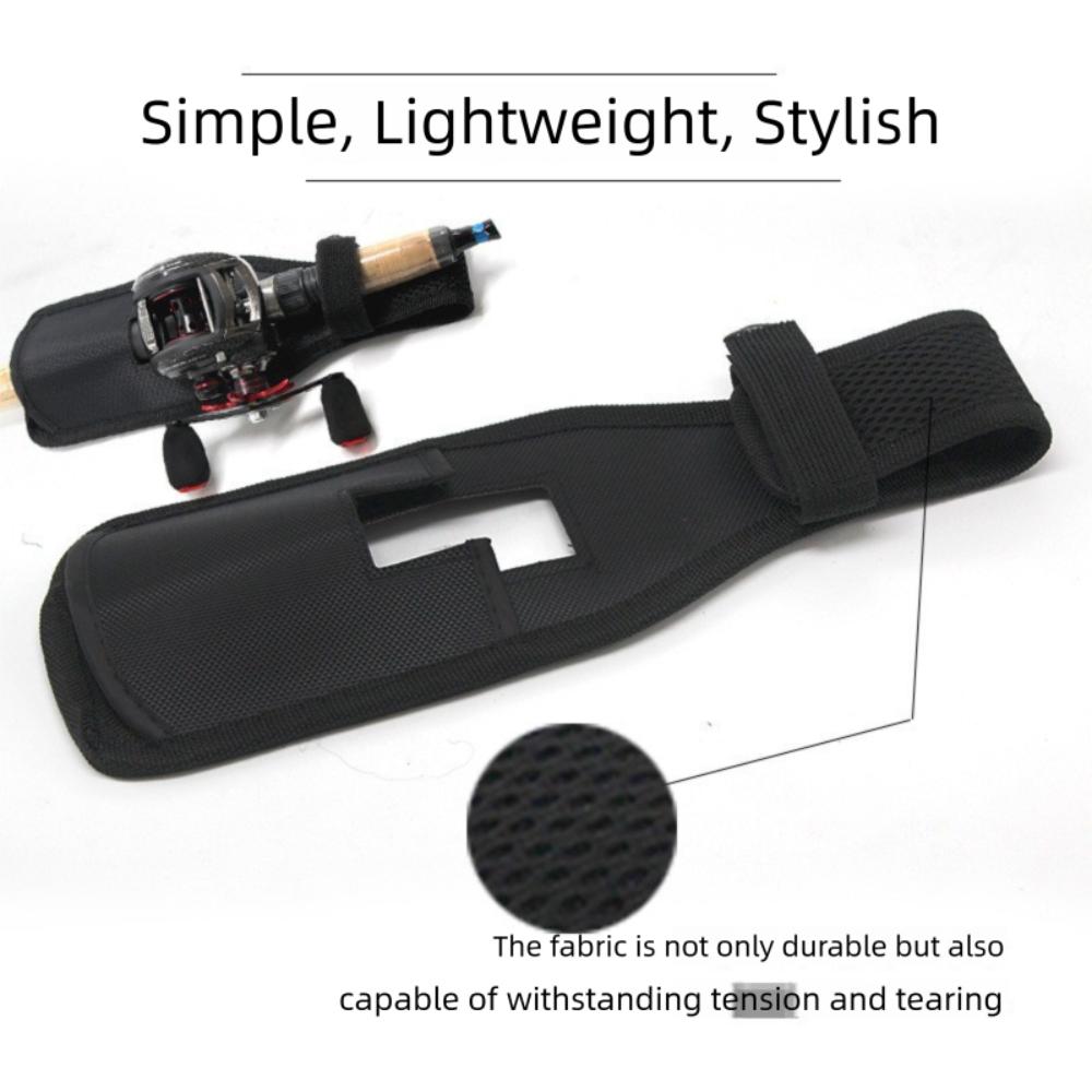 

P04 Model Fishing Pole Rack Outdoor Nylon Sheath Tools Fishing Rod Holder Tackle Tools чорний