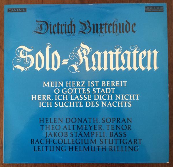 LP Record DIETERICH BUXTEHUDE HELEN DONATH Solokantaten 658214 Cantate 1966 Germany Classical Used