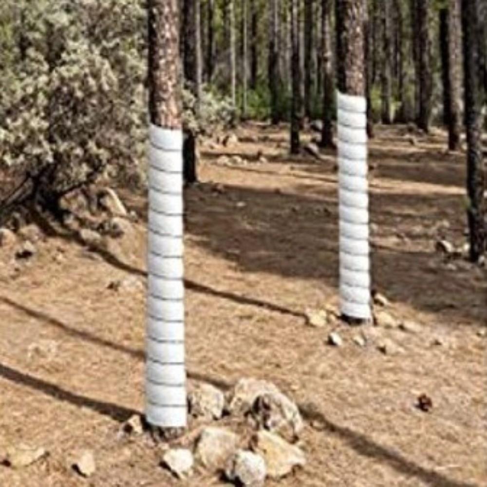 Practical 40cm Tree Bark Protector Spiral Plastic Tree Trunk Protector Tube Wraps Flexible Tree Guard Rodent Control