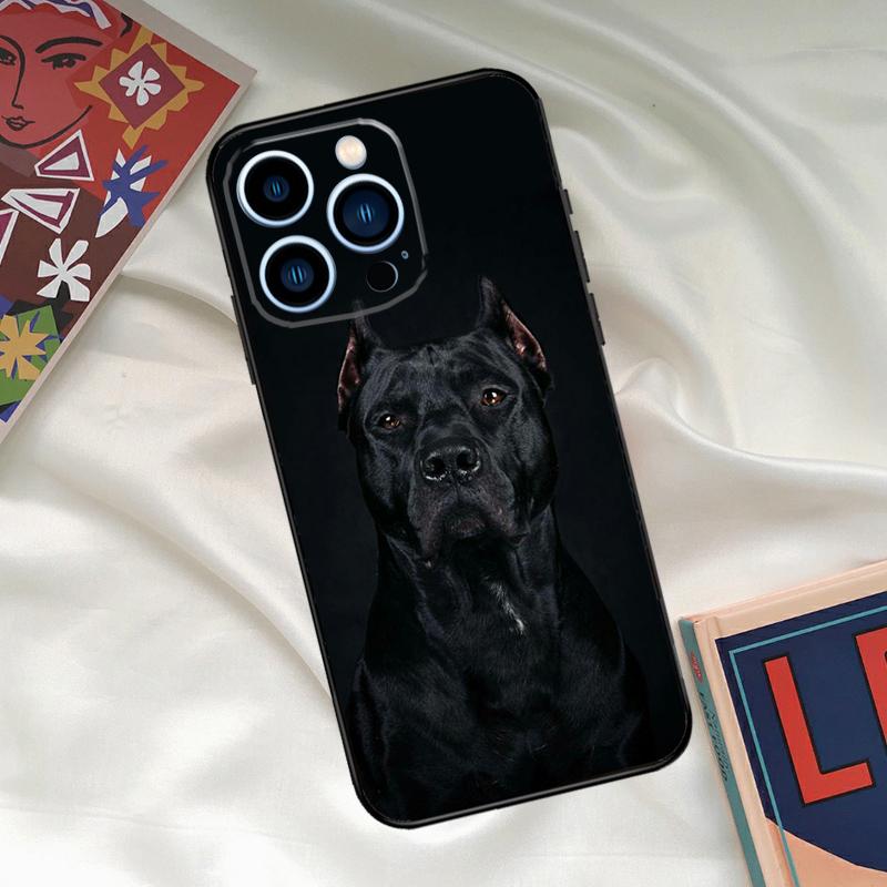 Italian Cane Corso Mastiff Dogs Phone Case For iPhone 17 16 15 13 12 11 14 Pro Max 16 Plus 12 13 Mini 16e 17 Air Funda Cover
