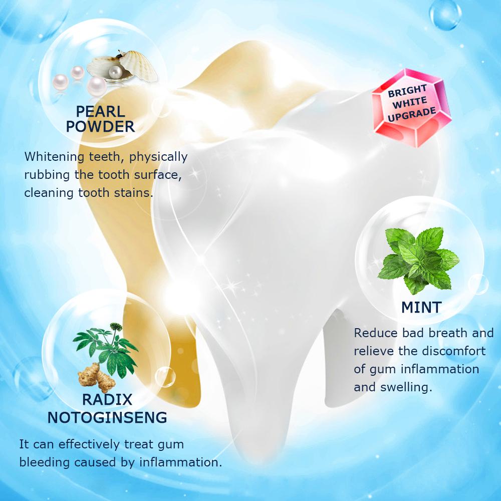 Prášek na bělení zubů Péče o zuby Zubní čištění zubů Pearl Essence Přírodní ústní hygiena Zubní kartáček Nástroje Zubní pasta