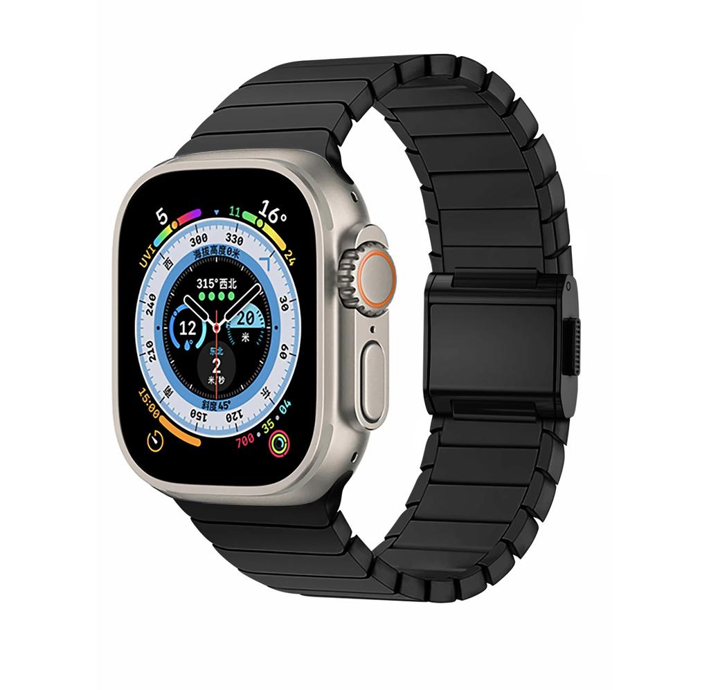 Titanium Metal Strap for Apple Watch Ultra 3 2 49mm 46mm 45mm 44mm Magnetic Buckle Wristband iWatch 11 10 9 8 7 6 5 4 SE 3 Band