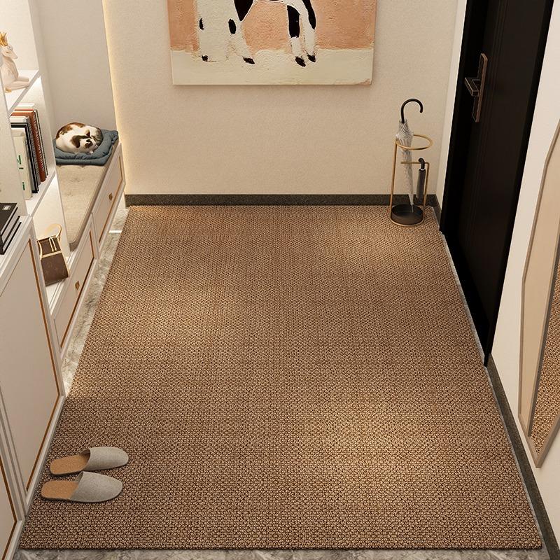 High Density Short Pile Door Mat Dust Proof Carpet Geometric Large Rugs for Bedroom Chair Floor Decoration