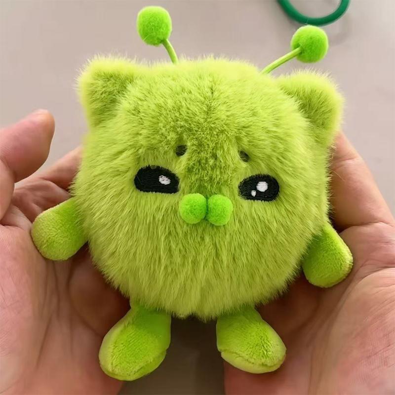Peluche Chat Alien Kawaii Peluche Réaliste Jouet en Peluche Marchandise de Jeu Anime Figurine de Personnage Poupée Article de Collection Cadeau de Fête Pour Ami