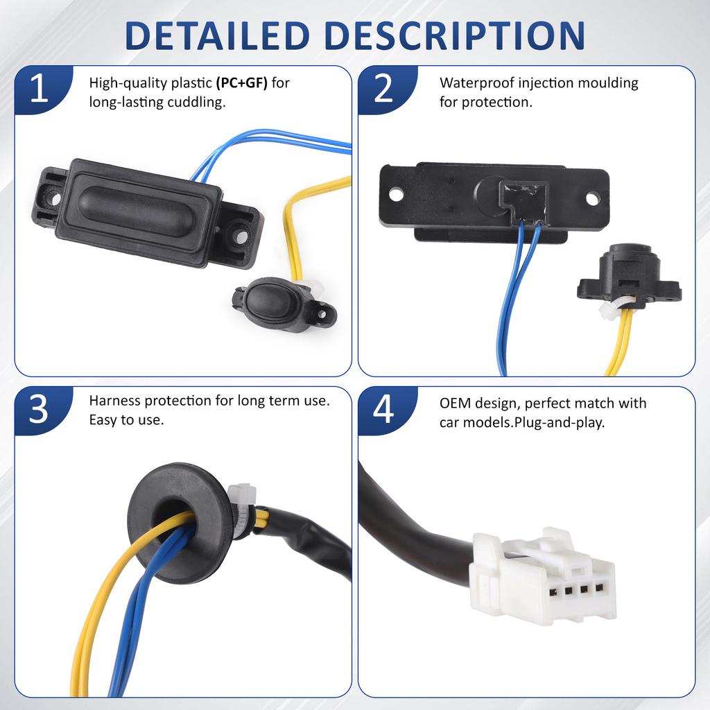 Tailgate Trunk Open Release Switch Replacement 37179-79J00  Designed for Performance and Durability For Suzuki SX4 2006-2013