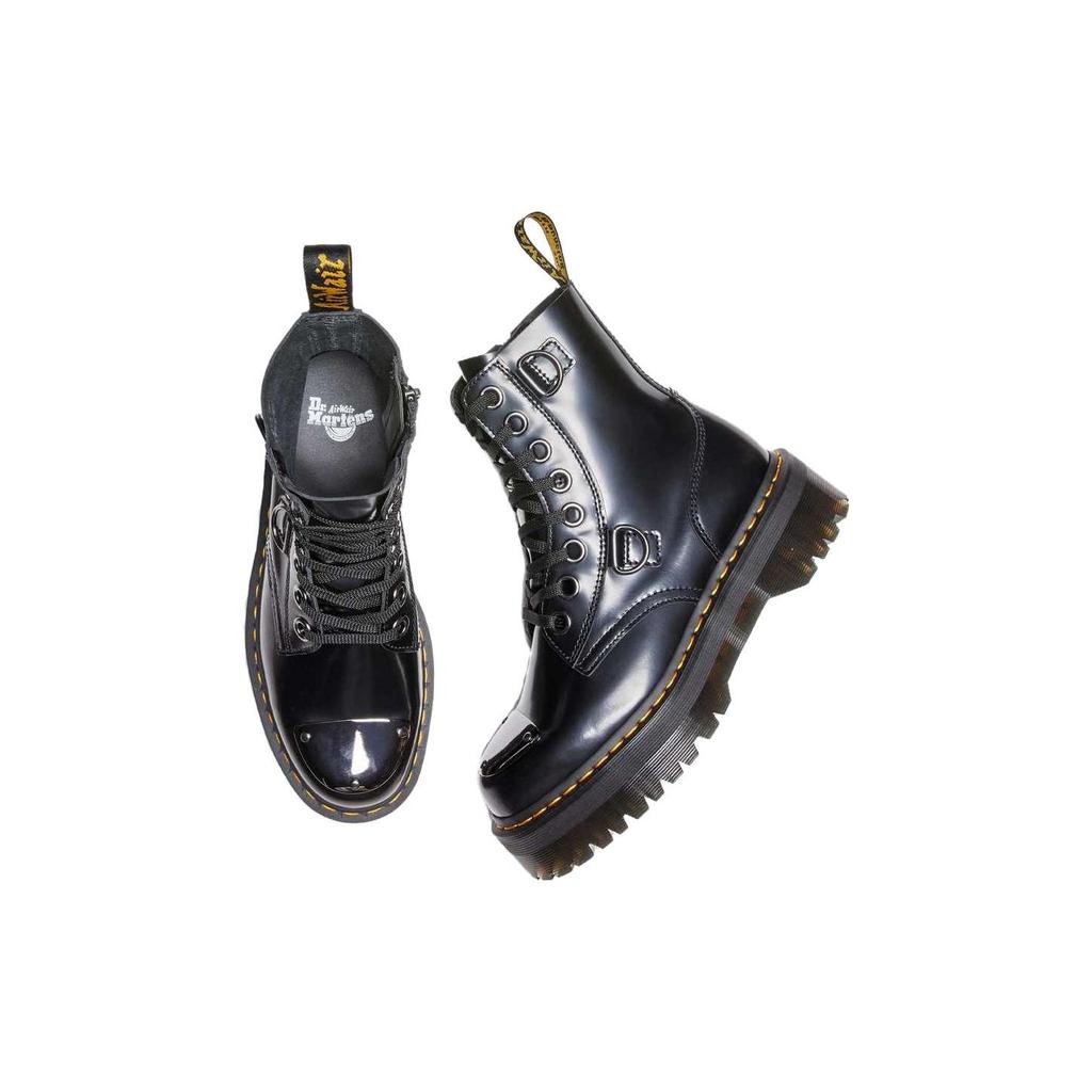 Dr. Martens Jadon Series Comfortable Simple Short Boots Unisex Boots Black 30789001