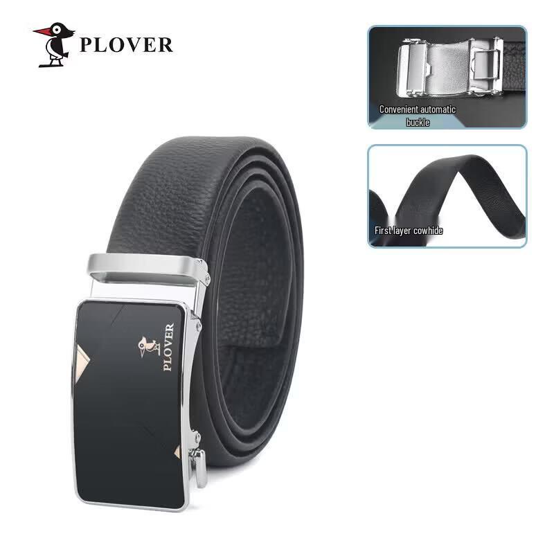 Plover Men s Genuine Leather Automatic Buckle Belt