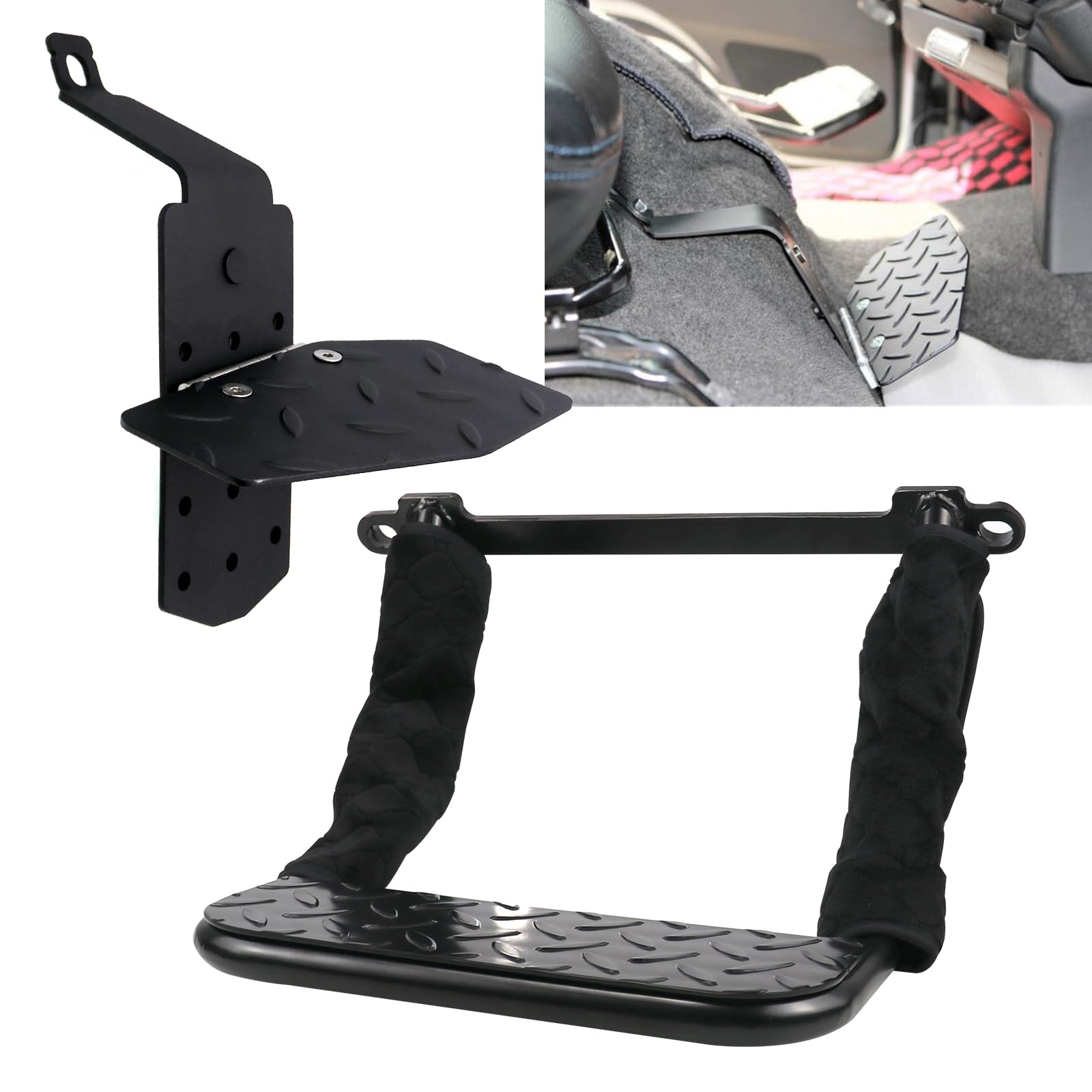 

Jeyaic 200 Series Ace Type Folding Seat for Driver and Assistant Driver Seats Suitable for Leg Support Hiace/Regius S-GL 1-7 Support, Only,