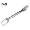 Fruit Fork Anti-rust Non-slip BPA Free Mirror Polished Easy To Clean Slicer Stainless Steel Comfortable Grip Watermelon Fork Kitchen Gadget
