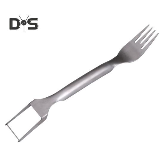 

Вилка для фруктов Не ржавеет Не скользит Не содержит бисфенола А Зеркальная полировка Легко чистится Ломтерезка из нержавеющей стали Удобная ручка Вилка для арбуза Кухонный гаджет серебряный