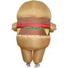 Costum Gonflabil Hamburger pentru Adulți Costum Gonflabil Distractiv Hamburger Petrecere de Halloween Costum Cosplay
