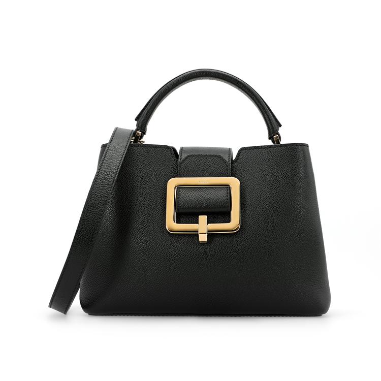 Bally Jorah Series Logo Leather Handle Tote Bag Women tote bags Black 6230626