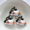 10 Pcs Cute Cartoon Halloween Ghosts, Skeletons, Pumpkins Flat Back Resin DIY Jewelry Hairpin Craft Decoration Accessorie