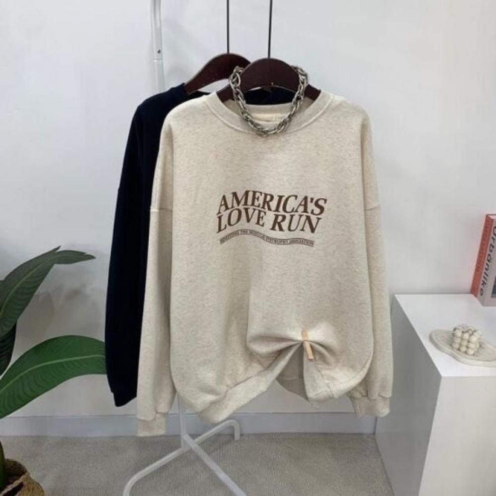 C S In The Room Men ameriCan fleeCe letterIng looSe Fit Long Sleeve SweatShirt 2