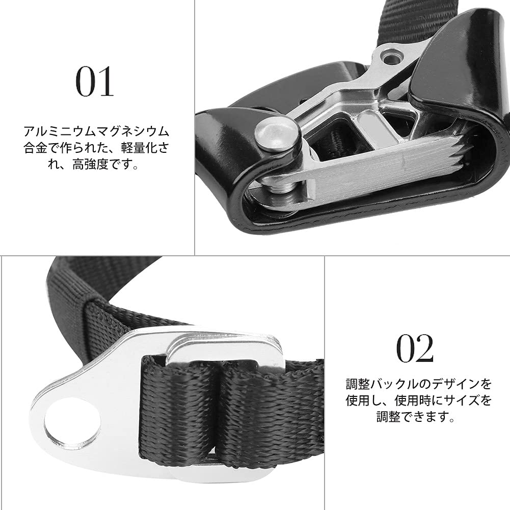 Foot Ascender, Anti-Slip, for Aerial Work, Climbing, Firefighting (Left Foot)