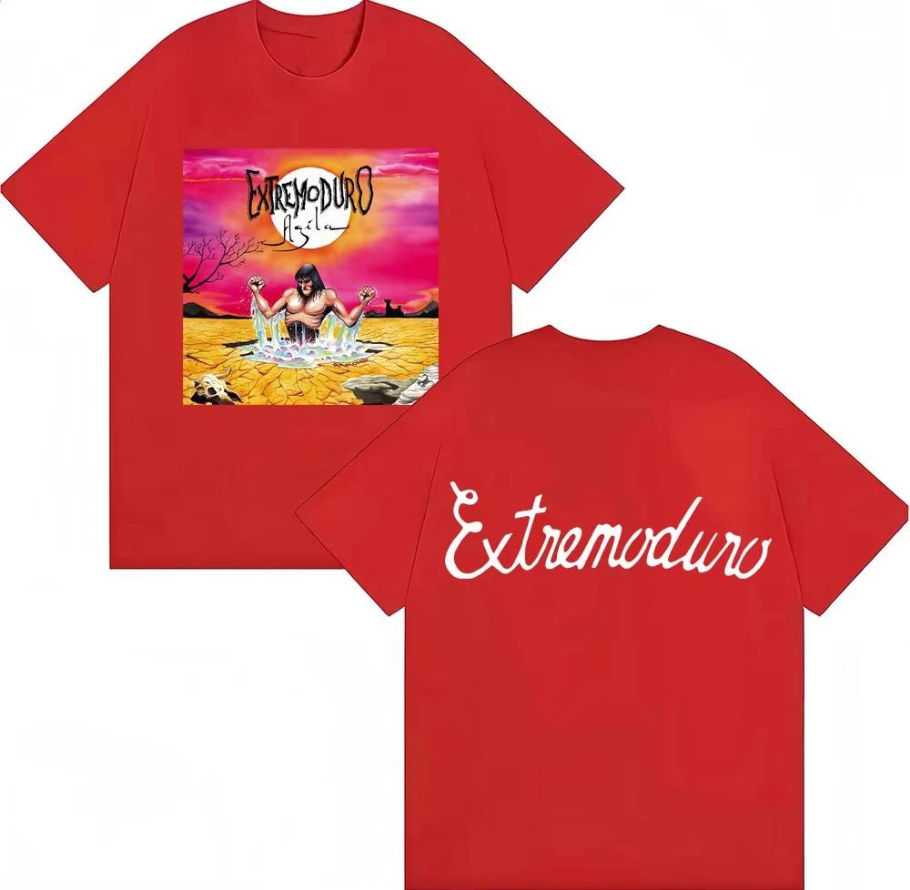 Rock Band Extremoduro Agila Album Graphic Tshirts Men Women Fashion Vintage Hip Hop TShirt Cotton Loose Fans T Shirt Streetwear