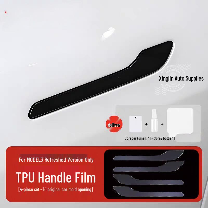 

Smoked Headlight & Taillight Film Set for Refreshed Model 3 - Black Warrior Premium Dedicated Car Available/For Cross-border