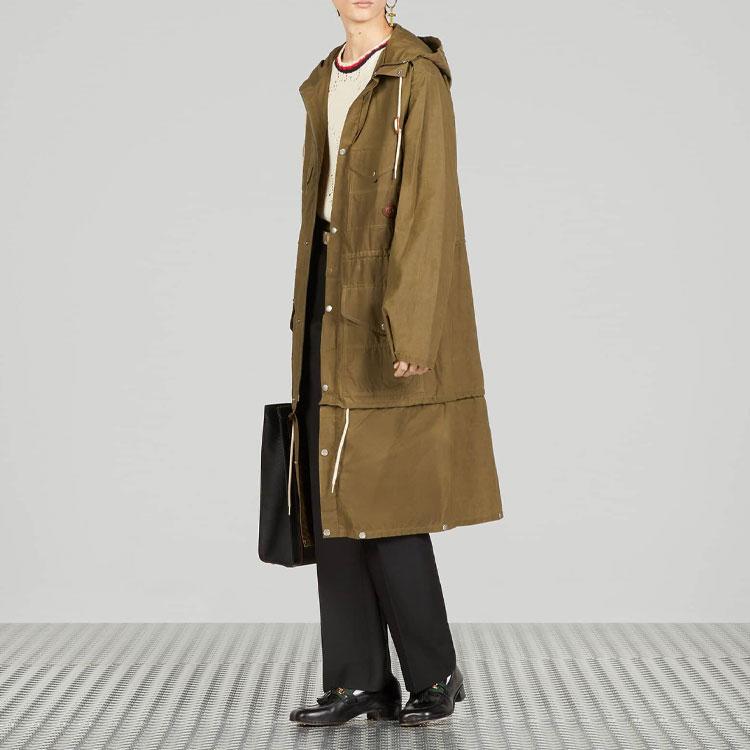 Gucci waxed hooded parka 737912-Z8BGQ-3429
