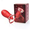 Rose Sucking Vibrator for Women G Spot Clitoris Stimulator Thrusting Vagina Nipple Sucker Vibrating Goods Sex Toys for Adults