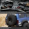 FMS LC80 FCX18 Land Cruiser RC Car 1/18 LC80 2.4Ghz 4WD Brushless RC Electric Remote Control Model Car Rock Crawler