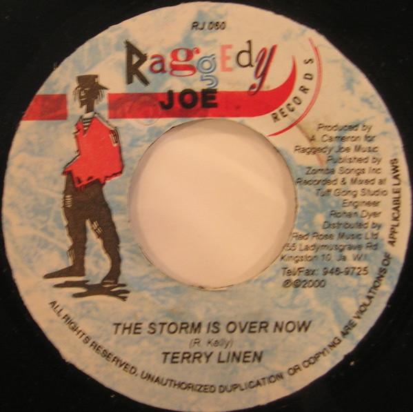 

7inch Record TERRY LINEN - The Storm Is Over Now RJ060 Raggedy Joe Rec 2000 Jamaica Reggae, Ska & Dub Used