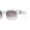 GIVENCHY Temples Logo Decoration Square Sunglasses Unisex Couple White