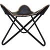 Buffalo Leather Butterfly Chair - Living Room, Home & Living with Ottoman