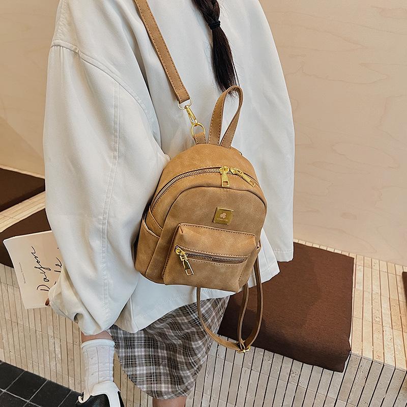 Backpack Women's Large-capacity Casual Versatile Student Class Schoolbag Korean Version of High-quality High-value Lightweight Travel Backpack