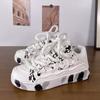 Ins Winter Graffiti Street Shot Flat Non-slip Board Shoes Niche Light Student Casual Sports Shoes Single Shoes