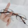 Vintage Tortoise Shell Round Reading Glasses Women Men Brand Design Small Oval Sun Glasses Alloy Fashion Eyeglasses