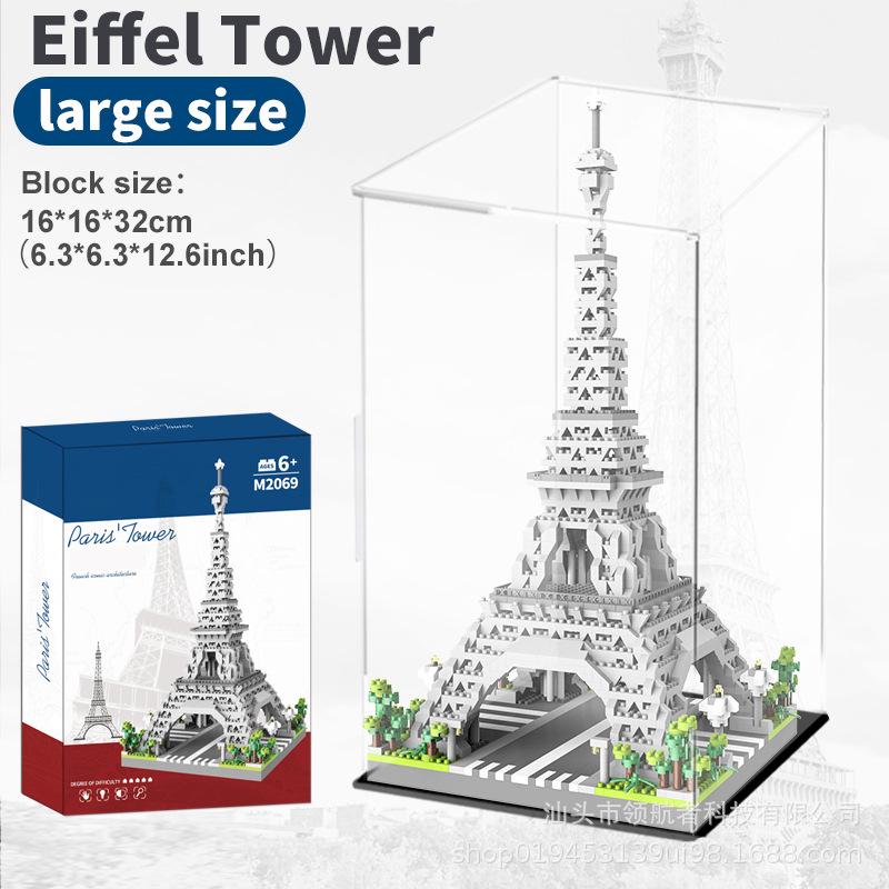 Eiffelturm JiHui M2070 Pädagogische Bausteine für Kinder - Jungen & Mädchen Bauspielzeug Geschenk