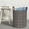 Laundry Collector Tartan Foldable Laundry Basket Home Organizer Baby Washing Basket Home Organizer