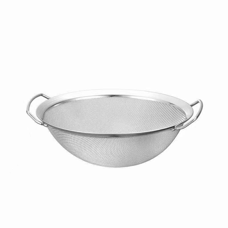 Stainless Steel Rice and Vegetable Washing Sieve with Draining Basket