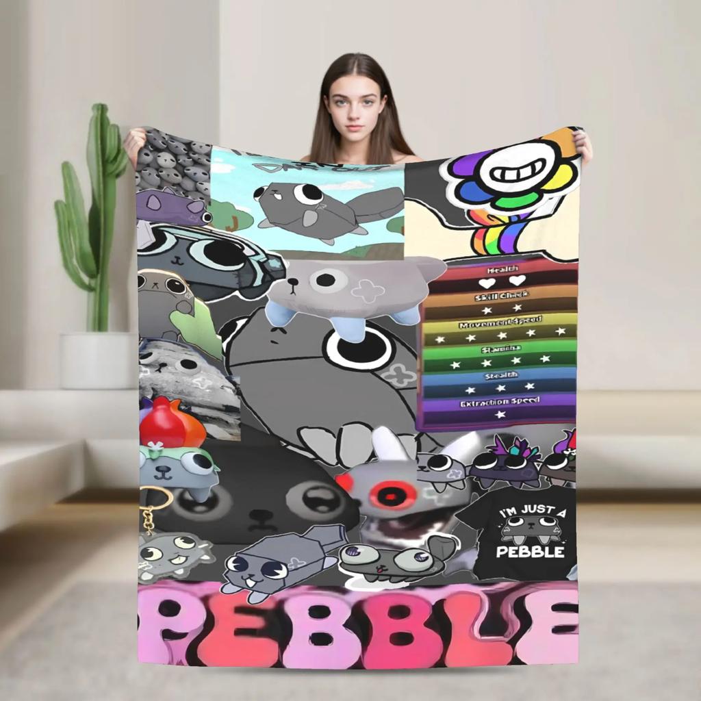 Super miękki koc Bassie Dandys World na kemping Pluszowa pościel Flanelowe narzuta na łóżko Pokrowiec na sofę