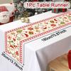 Christmas Snowflakes Table Runner Christmas Decorations For Home 2025 Xmas Table Cover Winter Holiday Kitchen Dining Table Decor