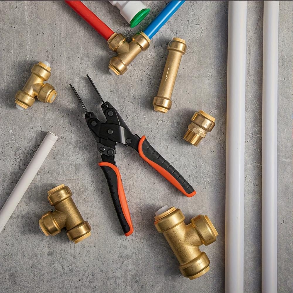 Push-in Connection Fittings, Water Pipe Disconnection Pliers, Plastic Pipe Fitting Installation and Removal Tool, Multi-dimensional Removal Tool
