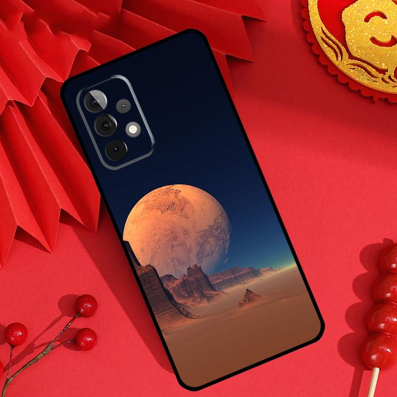 Moon Stars Space Case For Samsung Galaxy M34 M54 M32 M52 M15 M11 M12 M13 M14 M06 M16 M36 M56 M31 M53 M35 M55