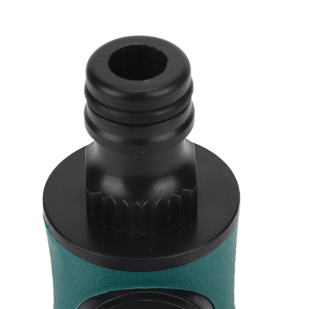 4PCS Black and Green Garden Hose Connector Dual Head Garden Hose Adapter  Greenhouse Gardening