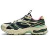 Decoder Casual Retro Sports Fabric Low-Top Running Shoes Women Sneaker Black Green F12W312111FBB