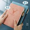 Thickened Leather Deer Head Notebook - Professional Office & Business Use