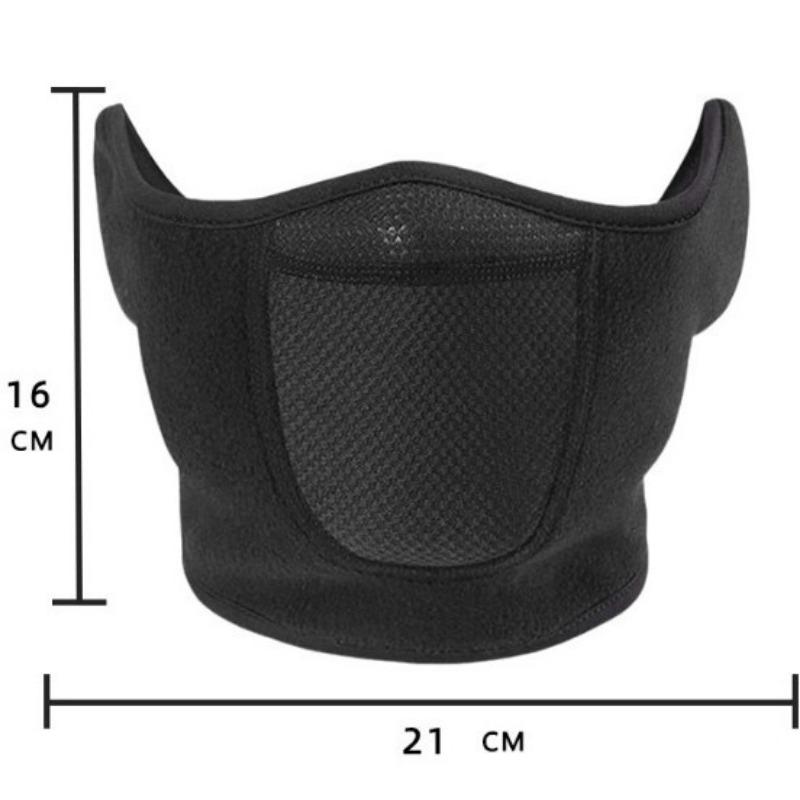Men Winter Outdoor Warm Cycling Face Mask Skiing Antifreeze Ear Protection Helmet Cover