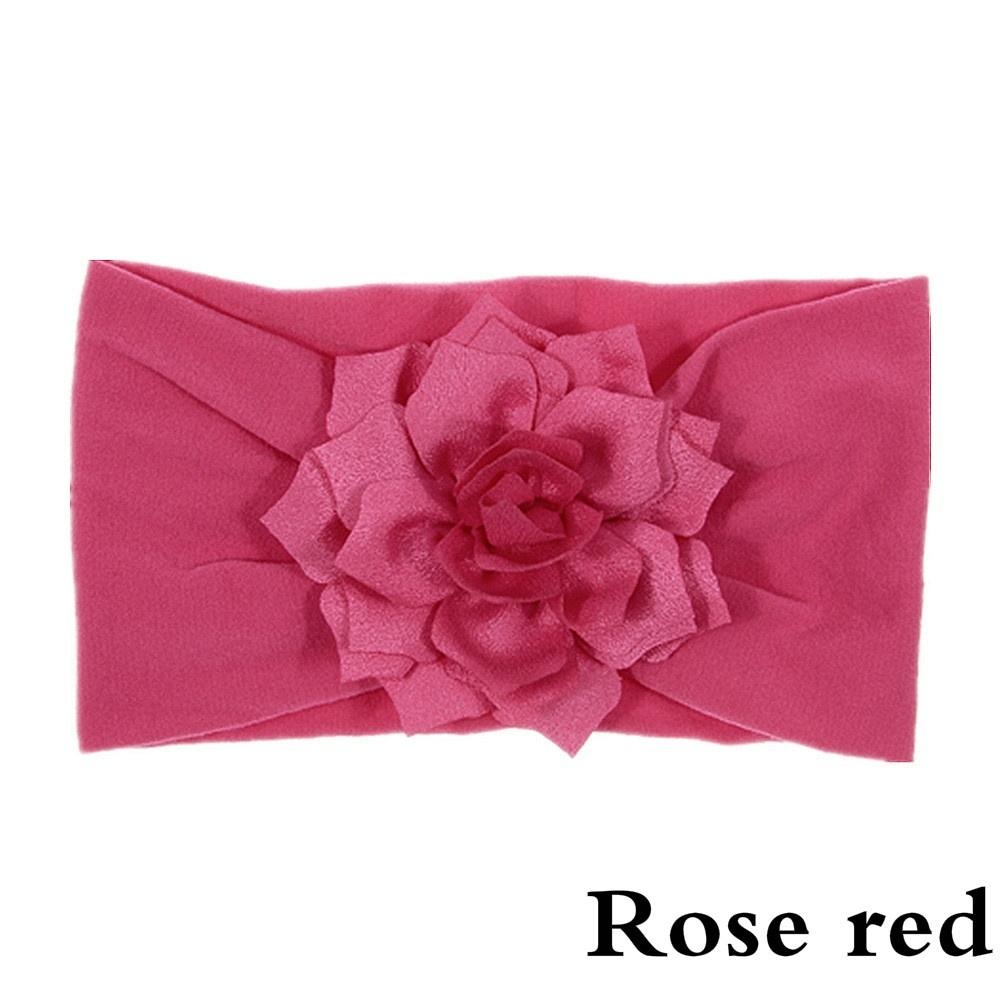 Lovely Baby Headband Turban Flower Newborn Baby Girl Elastic Hairband Hair Accessories