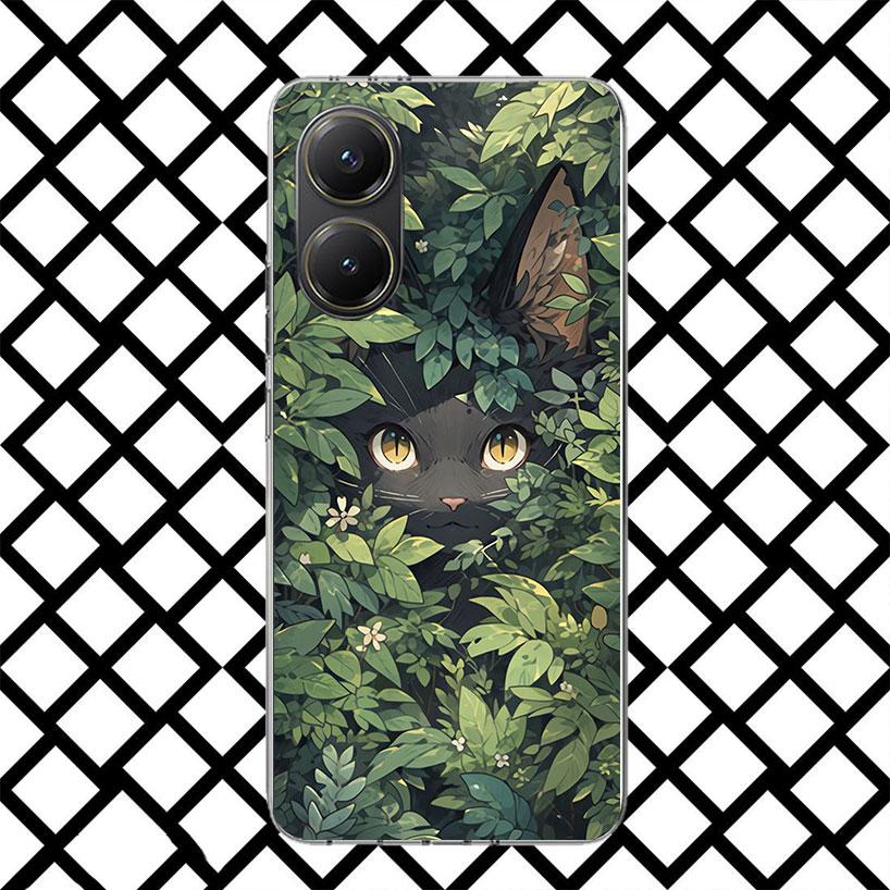 

Anime Cute Black Cat Meow Phone Case for Xiaomi Poco F7 Ultra X7 X6 X5 Pro X4 Gt M8 M7 Redmi 15 15C 13 13C 12 12C Soft Cover Fun Xiaomi Poco X4 NFC